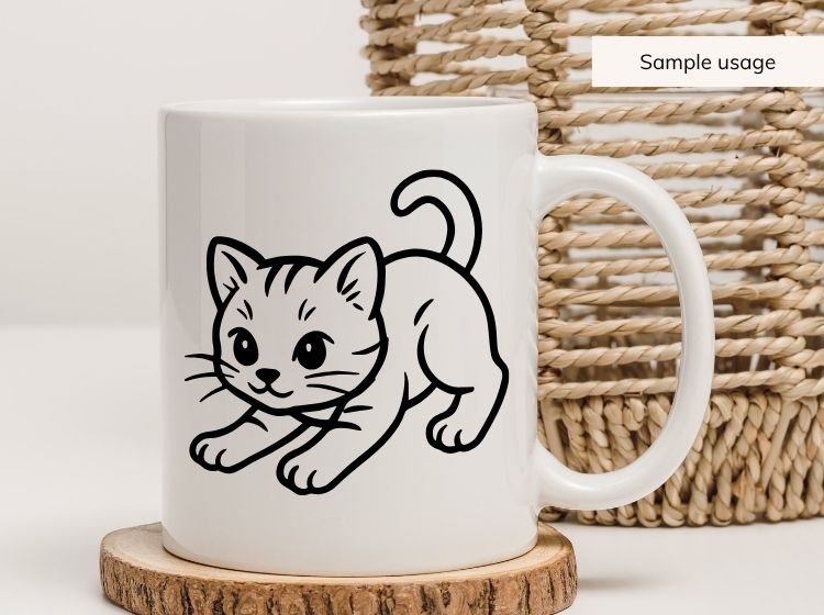 Kittens SVG Bundle | 10 Cute Cat Designs