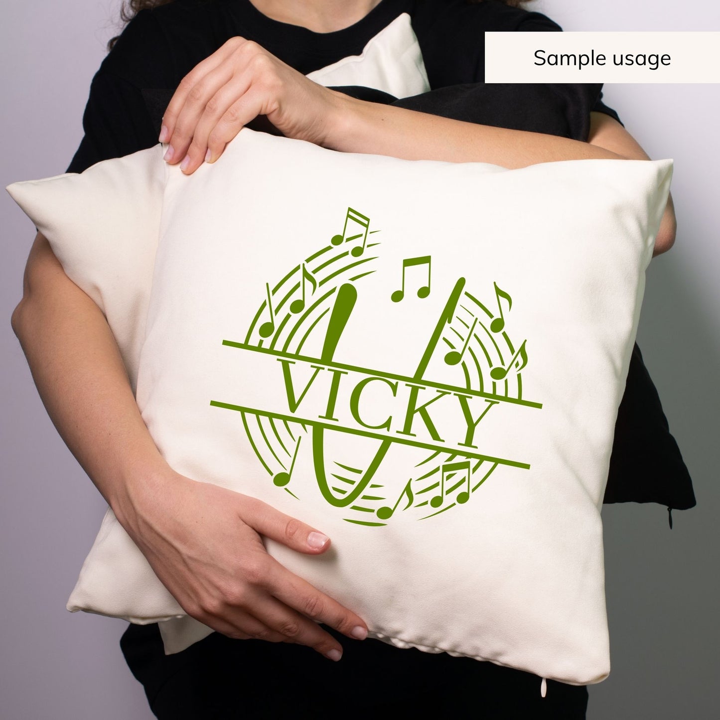 Music Monogram SVG Bundle A-Z