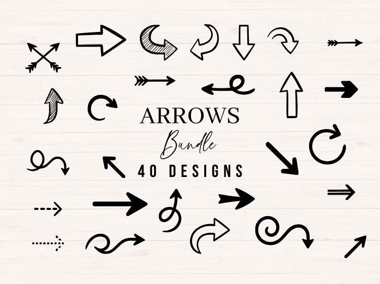 Arrows SVG Bundle for Crafts and Design