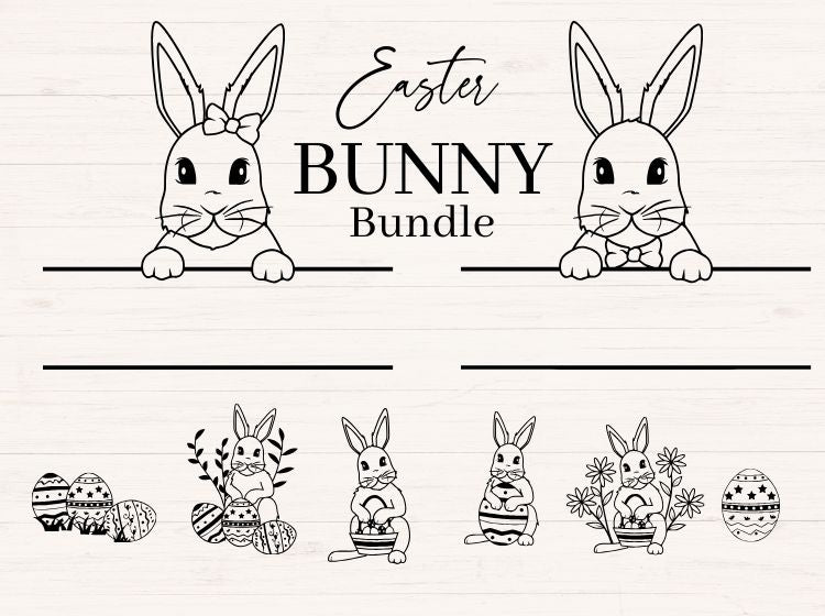 Easter Bunny svg Bundle