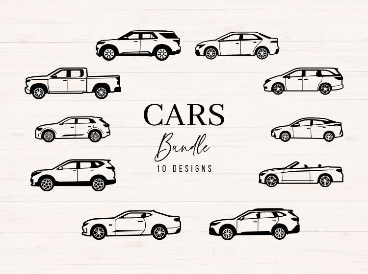 Car Bundle - 10 designs