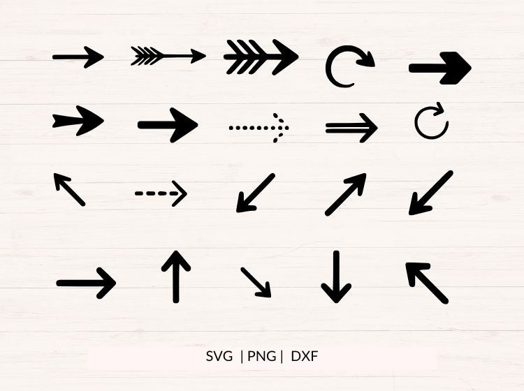 Arrows SVG Bundle for Crafts and Design