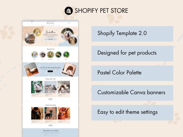 Pet Store Shopify Template - Suba & Sabine Theme