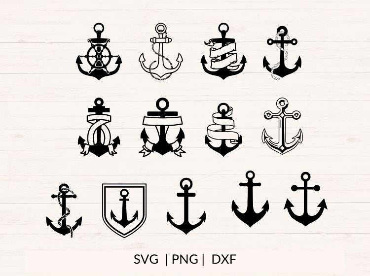 Anchor SVG Bundle