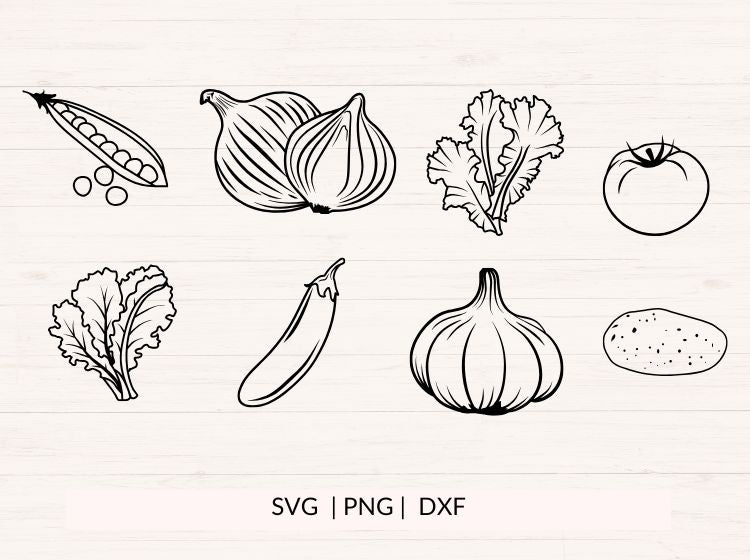 Vegetables Bundle - 16 designs