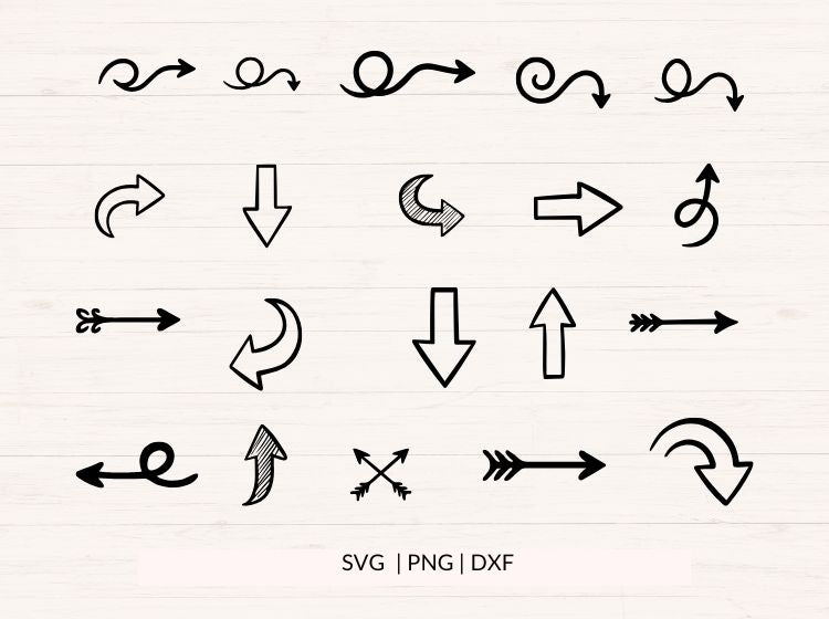 Arrows SVG Bundle for Crafts and Design