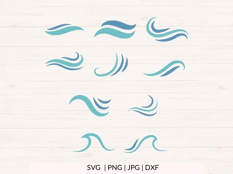 Waves svg Bundle