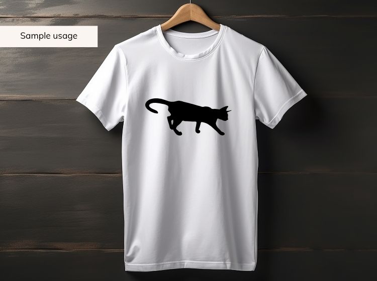 Black Cat Silhouette SVG Bundle – 20 Designs