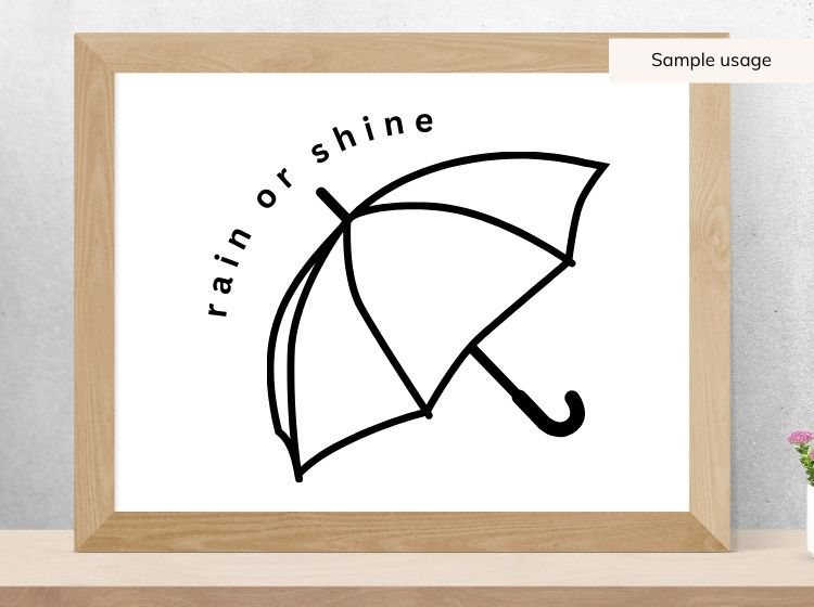 Umbrella SVG Bundle - 14 designs
