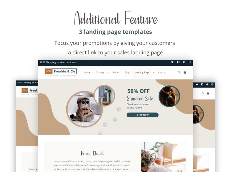 Pet Store Shopify Template - Frankie & Co Theme