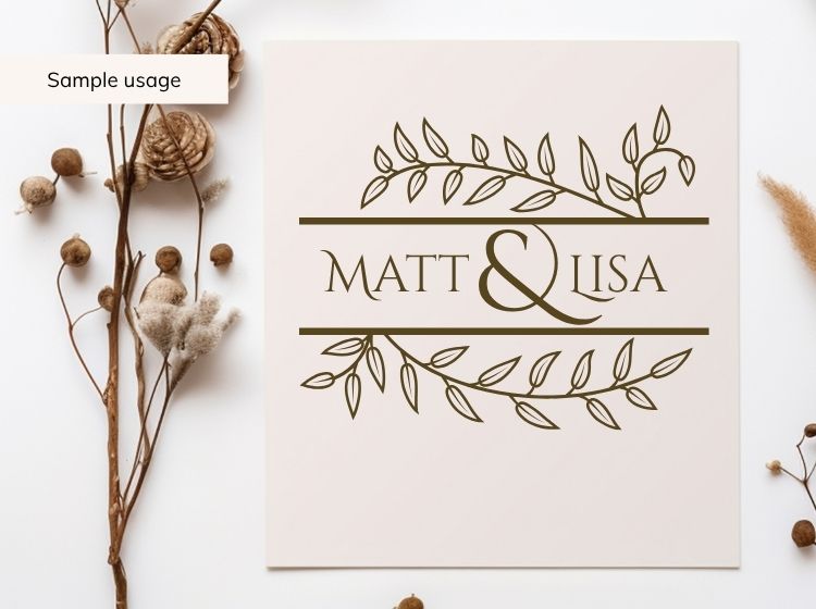 Wedding Frame SVG Bundle