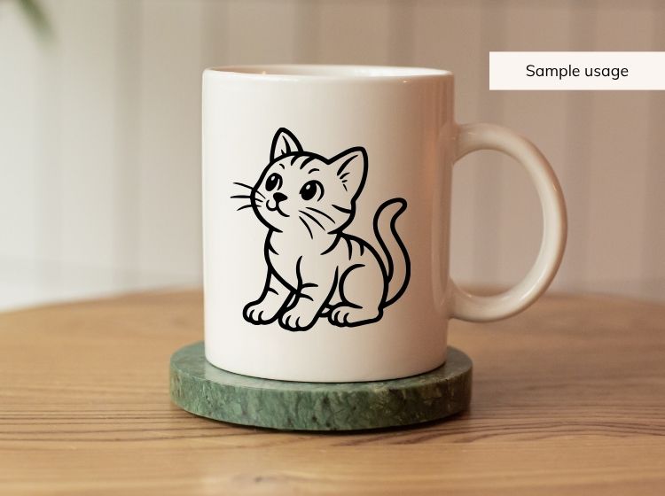 Kittens SVG Bundle | 10 Cute Cat Designs