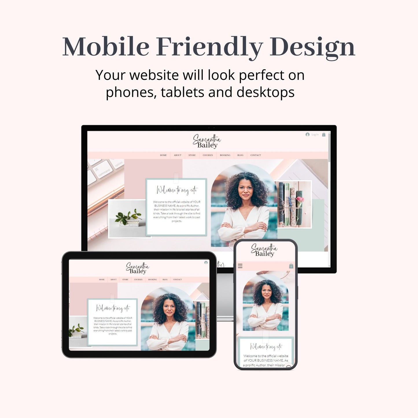 Author Wix Website Theme