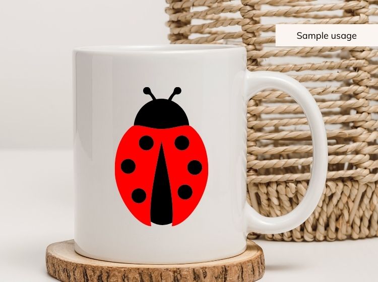 Ladybug SVG PNG DXF Bundle – Insect Clipart & Bug Cut Files