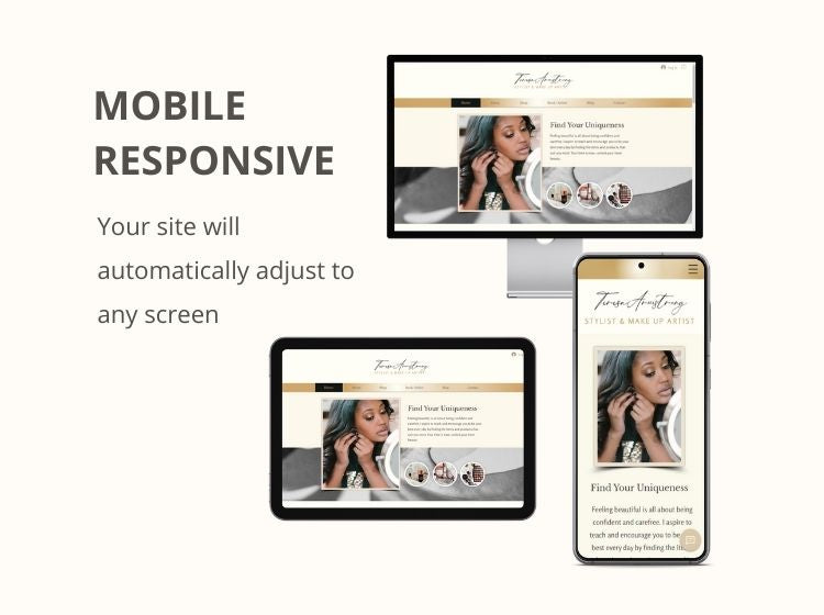 Luxury Beauty - Wix Website Theme