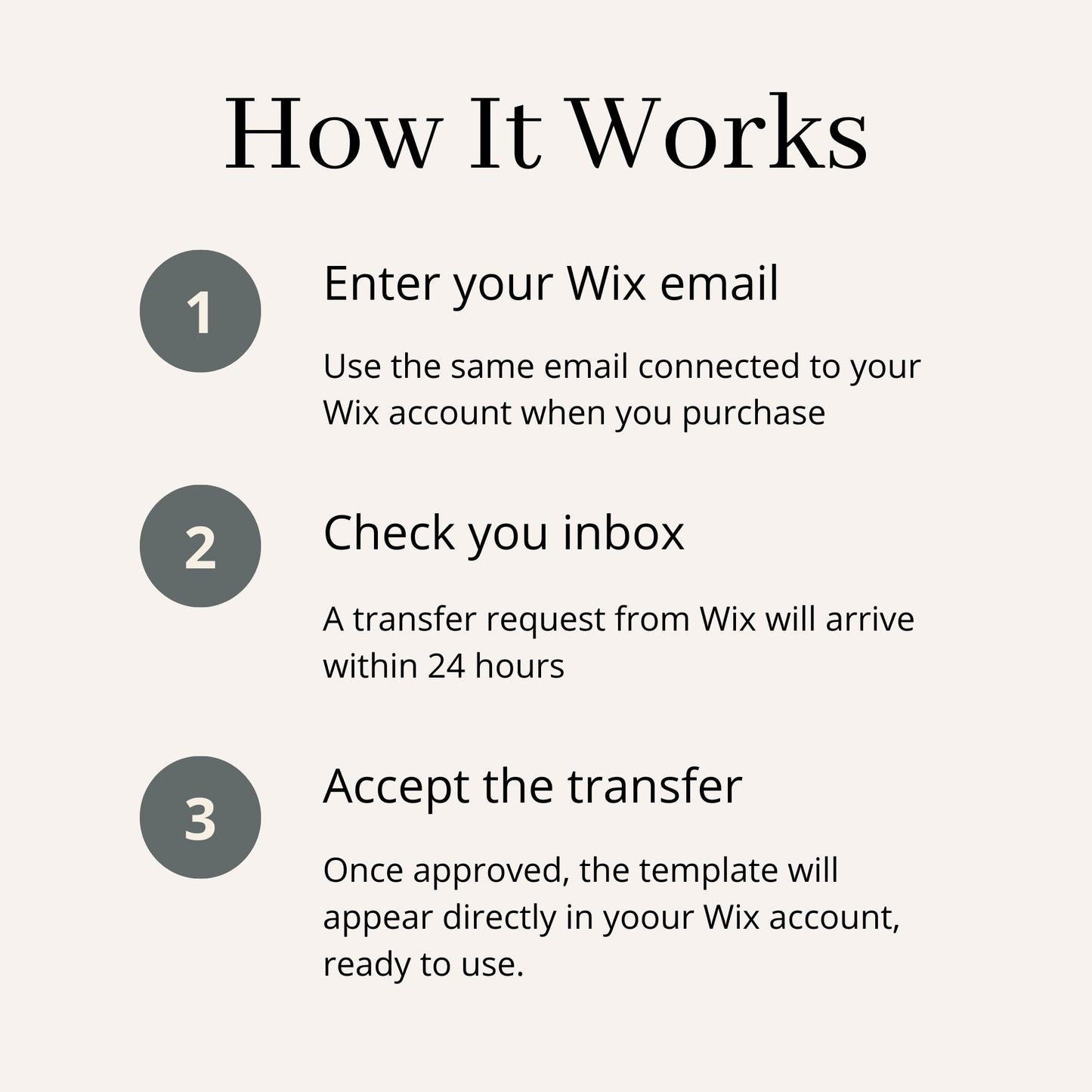Photographer Wix Website Theme