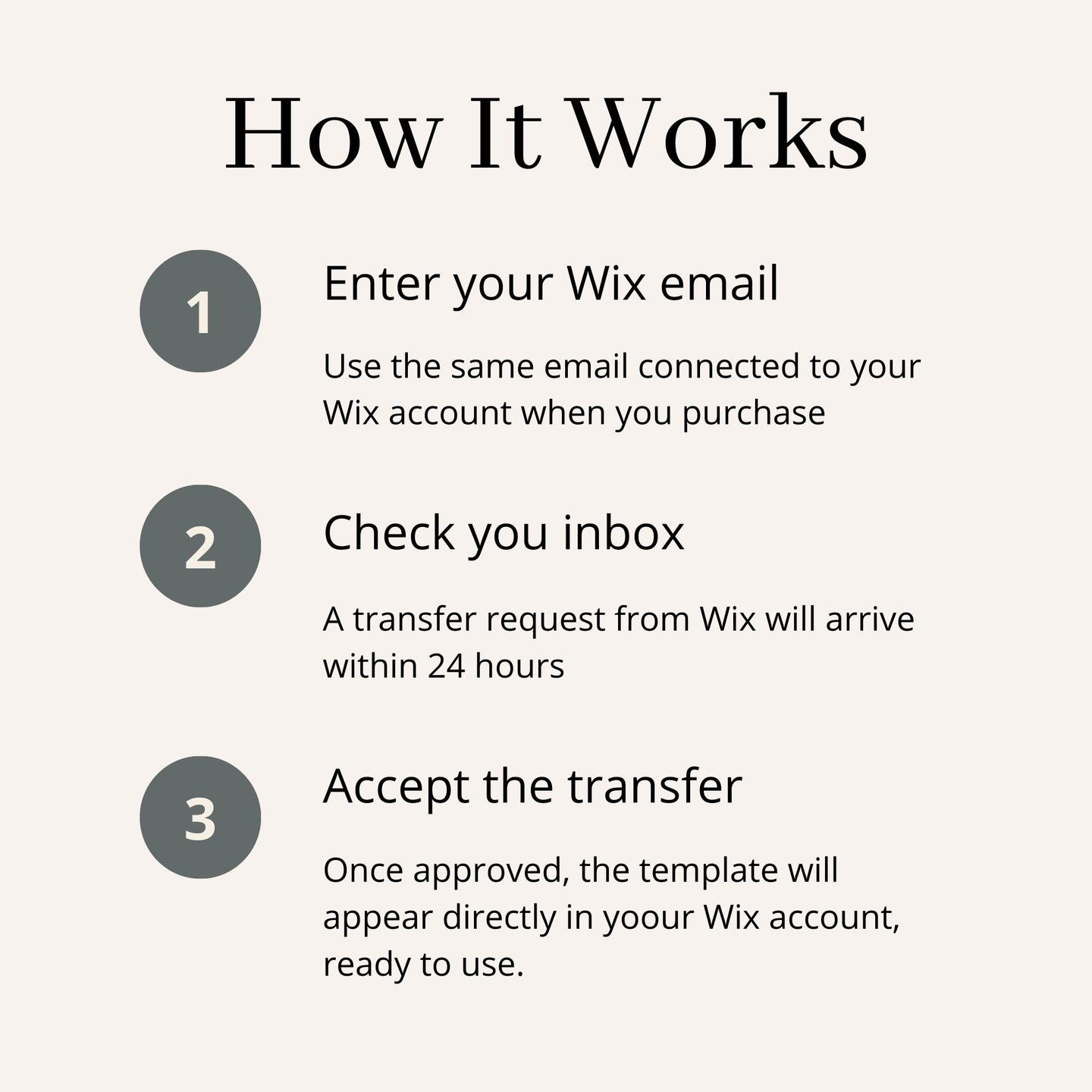 Photographer Wix Website Theme