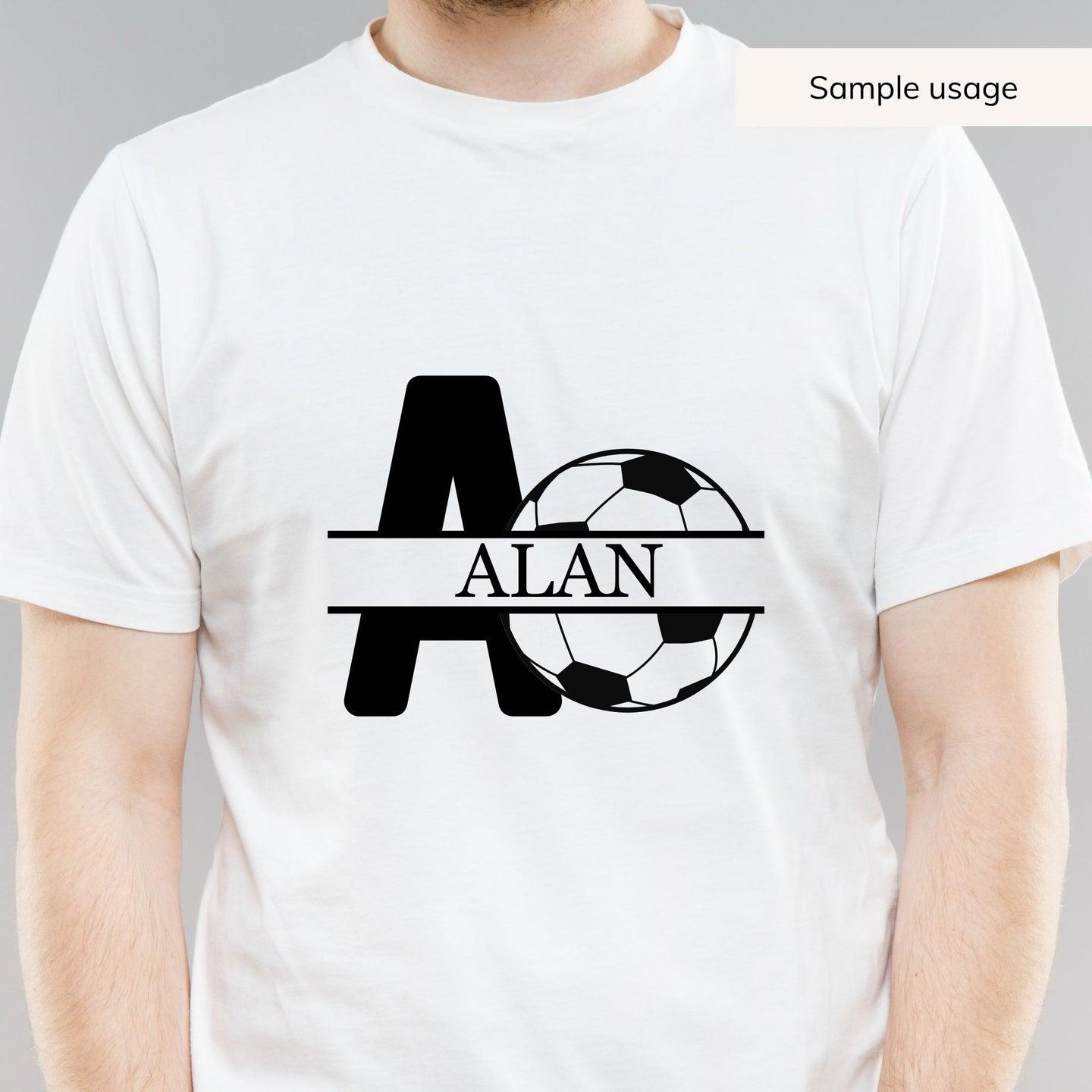 Soccer Monogram SVG - 26 Letters