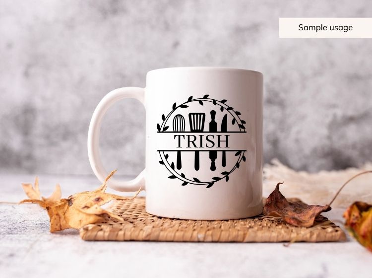 Kitchen Monogram SVG Bundle