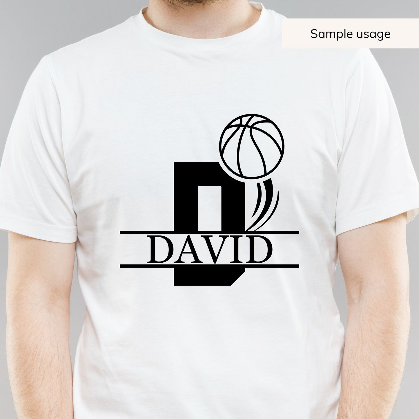 Basketball Monogram SVG - 26 Letters