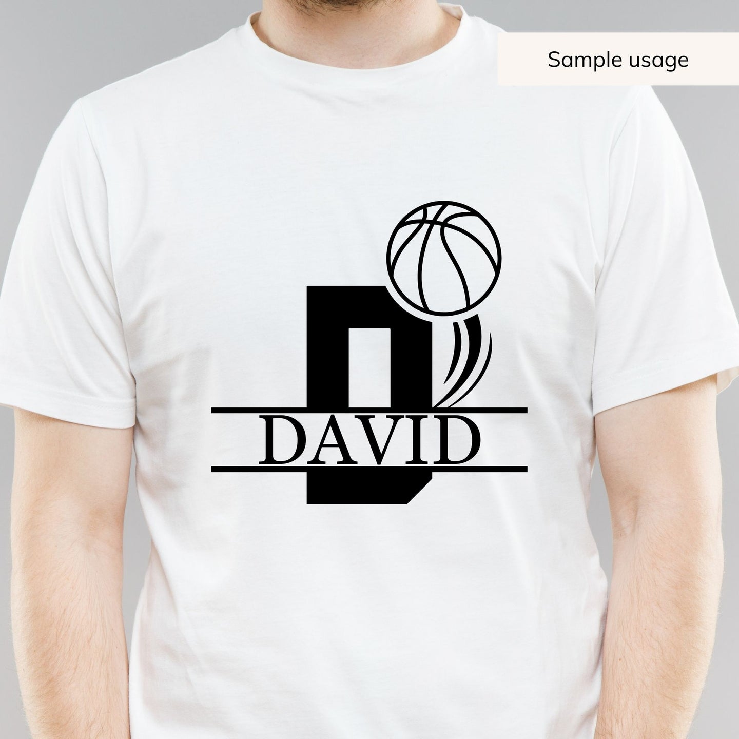 Basketball Monogram SVG - 26 Letters
