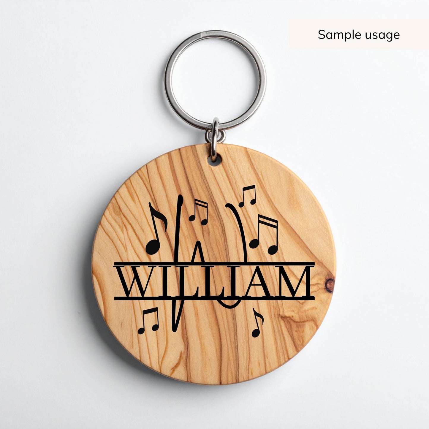 Music Split Monogram SVG Bundle A-Z