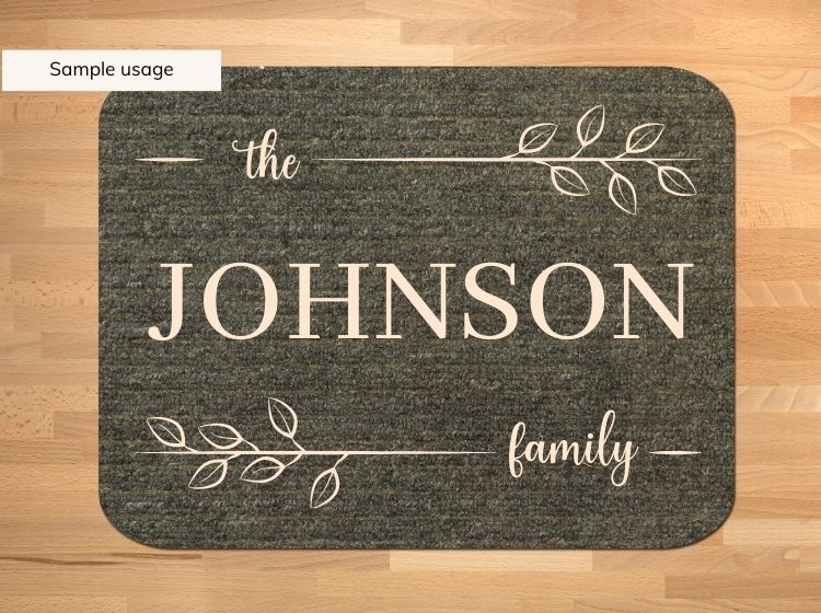 Family Name Monogram Frames svg