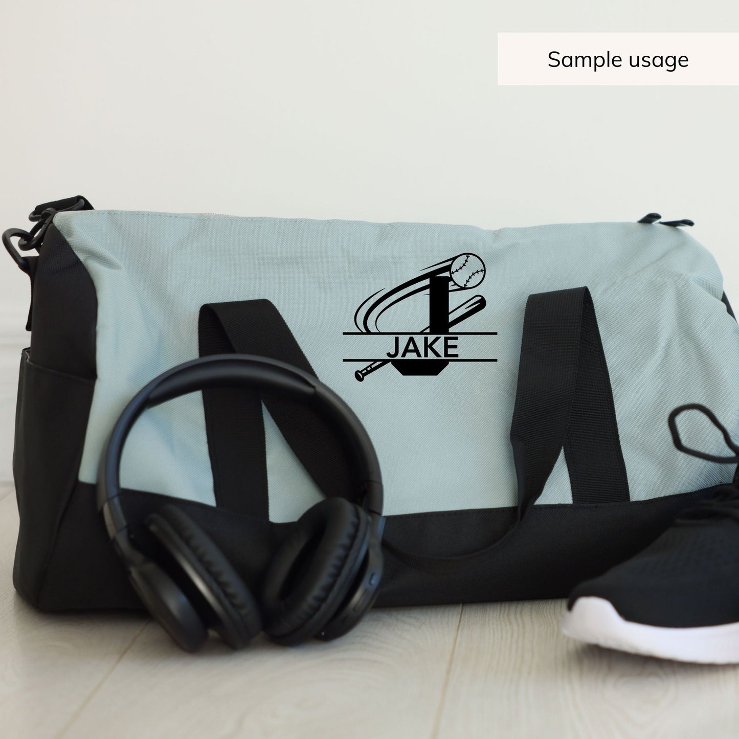 Baseball Split Monogram SVG - 26 Letters