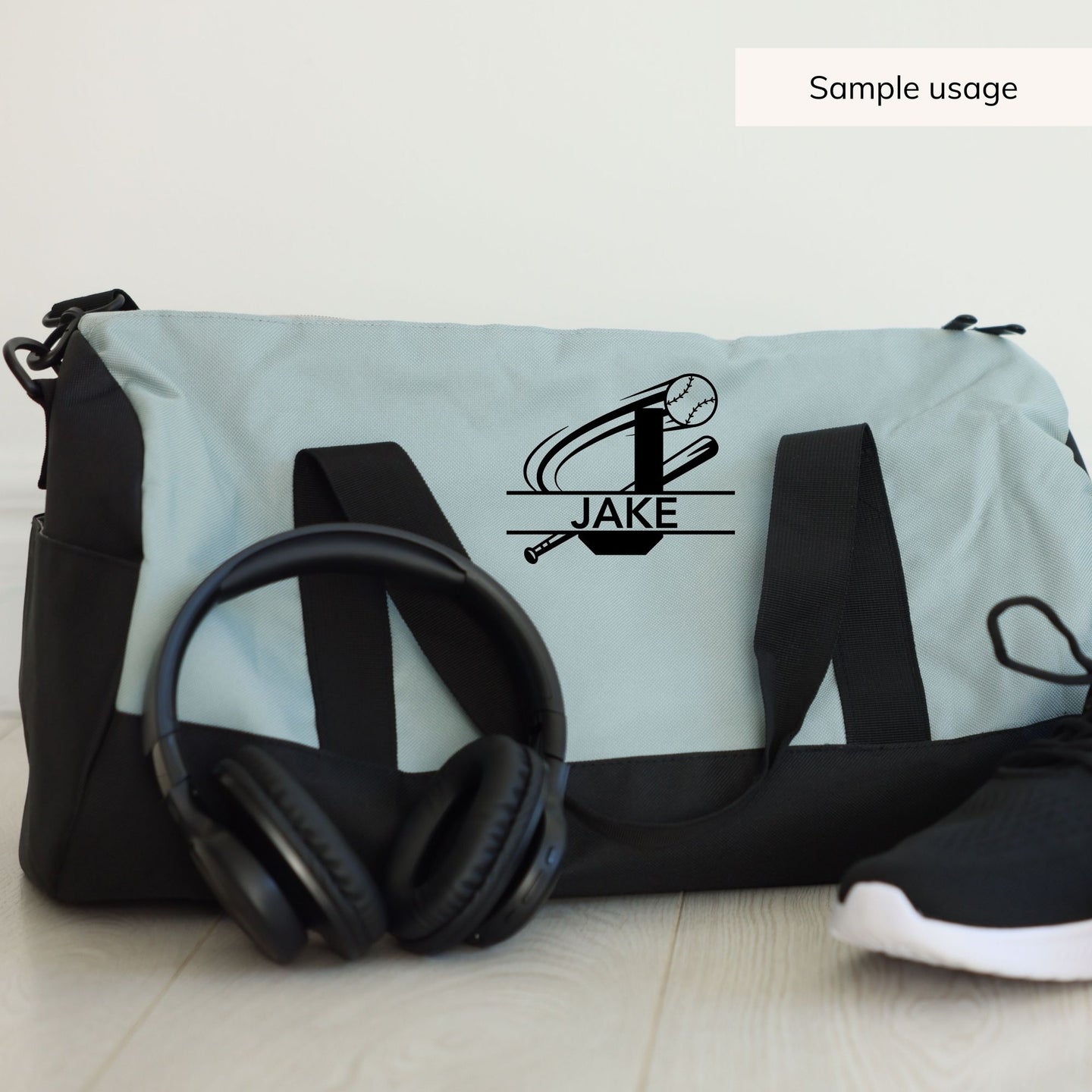 Baseball Split Monogram SVG - 26 Letters