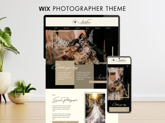 Photographer Wix Website Theme