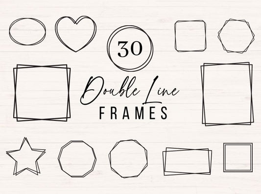 Double Line Frames Bundle