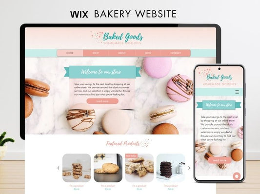 Bakery Wix Website Theme