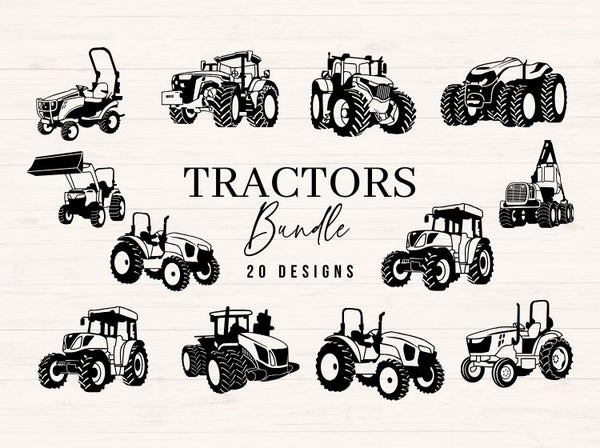 Tractor Bundle - 20 designs