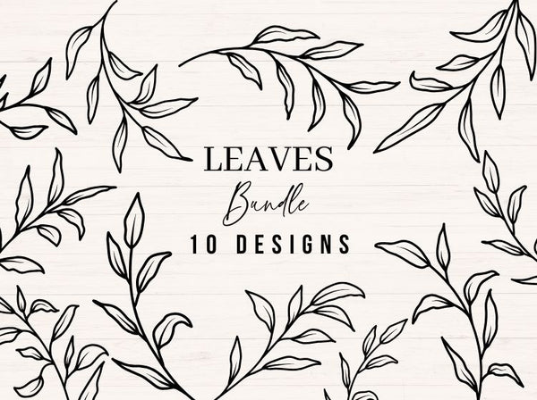 Leaves and Twigs SVG Bundle