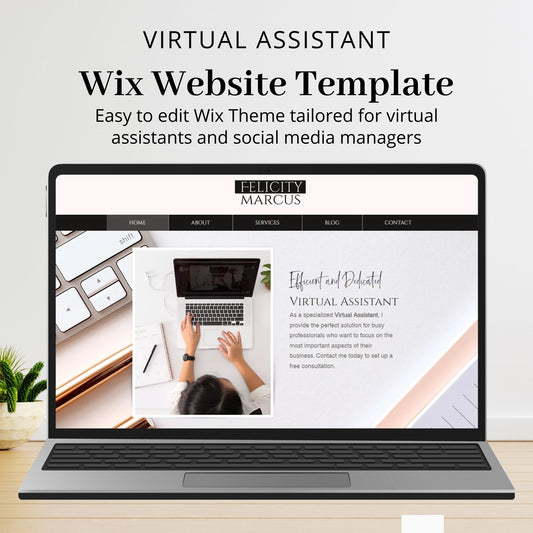 Virtual Assistant Wix Website Theme