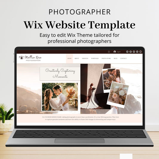 Photographer Wix Website Theme