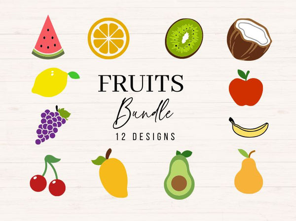 Fruits Bundle - 20 designs