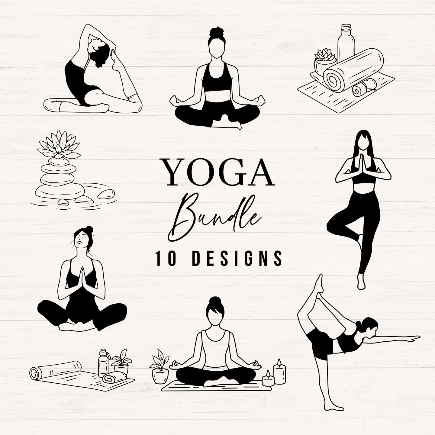 Yoga SVG Bundle
