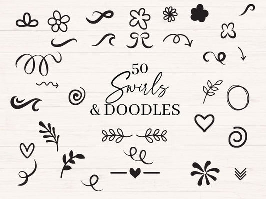 Doodles, Swirls & Flourishes Bundle