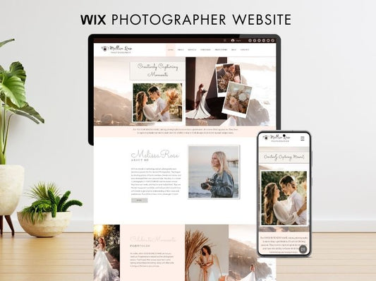 Photographer Wix Website Theme