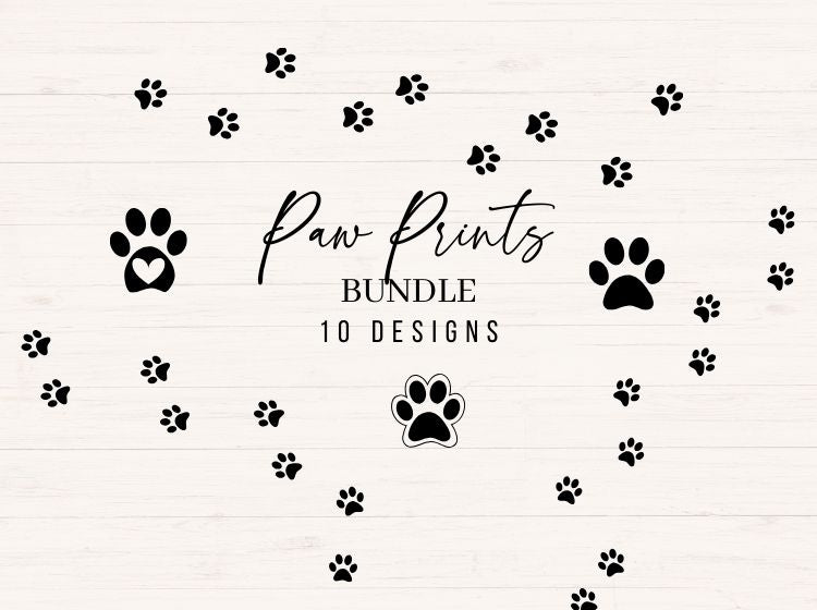 Paw Prints SVG Bundle