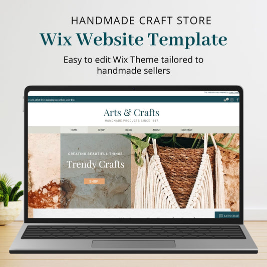Craft Store Wix Website Theme