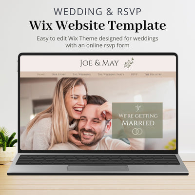 Wedding RSVP Wix Website Theme