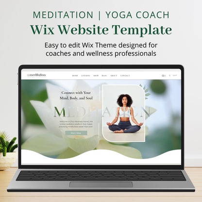 Meditation Instructor Wix Website Theme