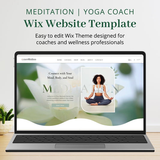 Meditation Instructor Wix Website Theme
