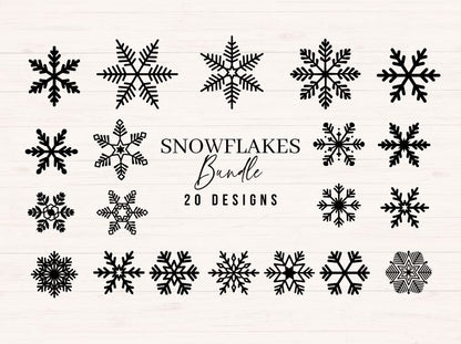 Snowflake SVG Bundle