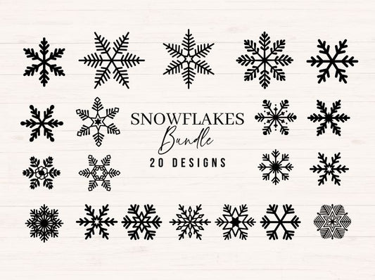 Snowflake SVG Bundle