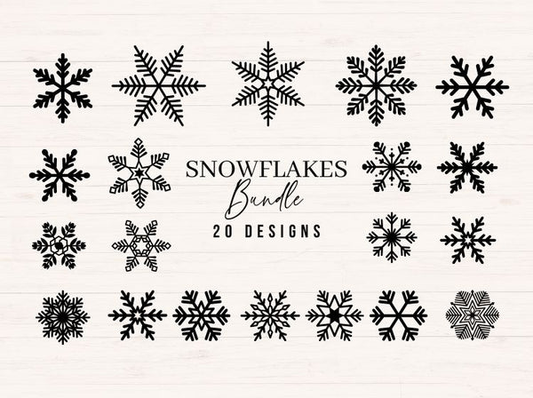 Snowflake SVG Bundle