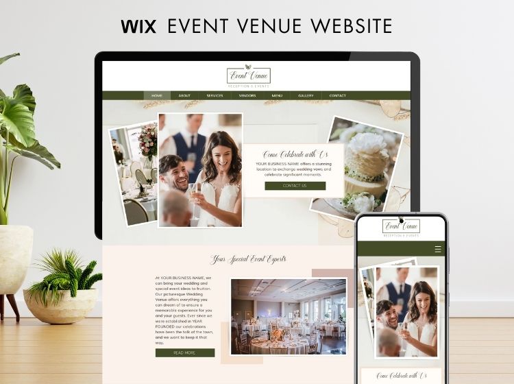 Event Venue Wix Website Theme