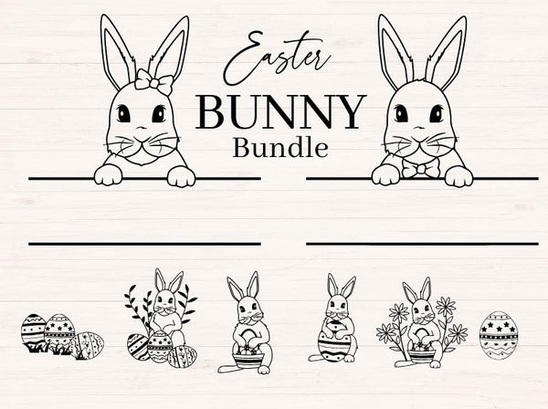 Easter Bunny svg Bundle